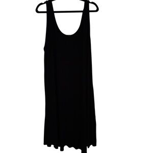 Some Black Sleeveless Jersey Dress